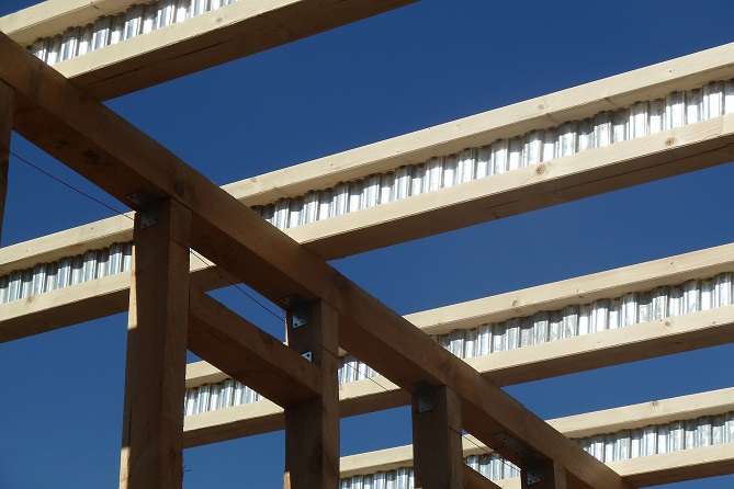 Detailaufnahme der Träger