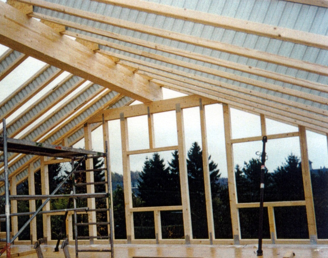 Sparrendach im EFH mit Mittelpfette